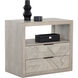 Lisboa 32 X 28 inch Light Grey Night Stand